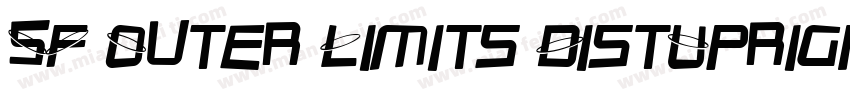 SF Outer Limits DistUpright字体转换